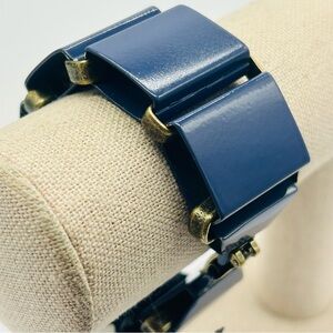 J. Crew Navy Blue Linked Bracelet NWT